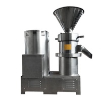 Machine commerciale de fabrication de beurre de cacahuète avec tuyaux de recyclage, engrenages en acier inoxydable de qualité alimentaire pour noix, soja, maïs, fruits
