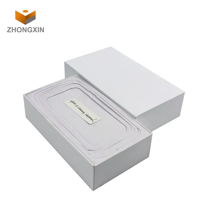 Wholesale universal white empty smartphone paper package cover boxes custom paper packaging phone box for iphone 13