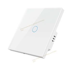 Interruptor Táctil Inteligente WiFi Tuya de 1/2/3/4 Vías, Interruptor de Luz Inteligente con Panel de Vidrio y Sensor Táctil, Compatible con Alexa y <span class=keywords><strong>Google</strong></span> Home - Product Image 3