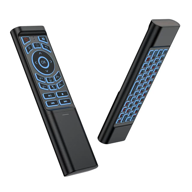 Remote Control Air Mouse Gyroscope Mini Keyboard Dual Mode 2.4G BT5.0 7 Color Backlit Wireless for Android Smart TV Box PC