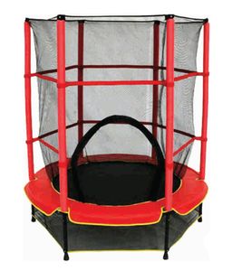 Trampolín Interior CreateFun para Niños, Trampolín de 55 Pulgadas con Recinto de Seguridad, Juguete Seguro para Bebés - Product Image 3
