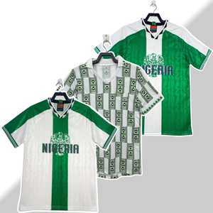 เสื้อฟุตบอลผู้ใหญ่คุณภาพสูง รุ่นคลาสสิกย้อนยุค ฉบับที่ระลึกปี 1994 ของไนจีเรีย - Product Image 1