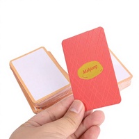 Cartes de jeu de Mahjong portables écologiques personnalisées avec dés dans une boîte en papier pour les fêtes de famille et les jeux en plein air