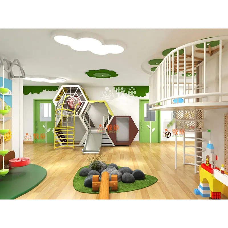 Nieuwste Daycare Speelkamer Meubelen Zachte Speeltuin Kinderen School Indoor Oefening Sportscholen Faciliteiten Kinderopvang Meubels