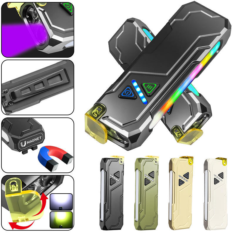 Cross-Border New Tactical 10W RGB Color-Changing LED Multi-Functional ...