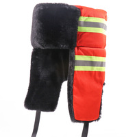 Nuovo Cappello Invernale Unisex Lei Feng con Display LED, Extra Spesso, Foderato in Pile, Antifreddo, Protezione per le Orecchie, in Tessuto Poliestere/Cotone