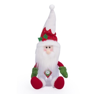 Santa Claus Snowman <b>Christmas</b> Candy <b>Box</b> Plush Toy Decorative Ornaments for Gift Storage and Home Decor - Product Image 6