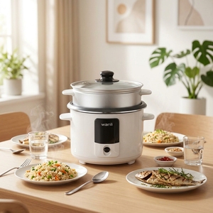 Cuiseur à riz multifonctionnel et sain pour la maison, 3L, 4L, 5L, 6L, avec panier vapeur, grande capacité pour la cuisson - Product Image 1