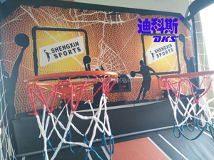 Machine commerciale de jeu d'arcade de basket-ball à double cerceau à vendre, prix promotionnel pour parc d'attractions, arcade, centre commercial - Product Image 5