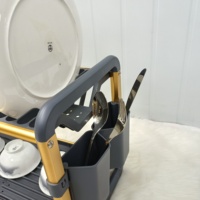 Égouttoir à vaisselle autoportant en aluminium à 2 niveaux pour cuisine - Offre Spéciale