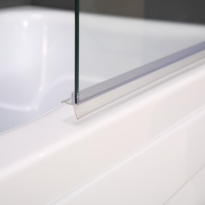 <span class=keywords><strong>Mampara</strong></span> de Ducha con Bisagras de Vidrio Templado Cromado Económico de 750x1400mm - Product Image 5