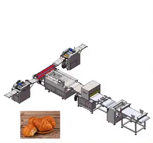 Linha automática de máquinas de pão sanduíche para venda linha de produção de padaria de pão italiano