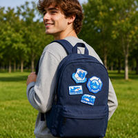 Étiquette personnalisée en PVC écologique, sans nickel, durable, imperméable, avec support thermocollant souple pour usage tactique