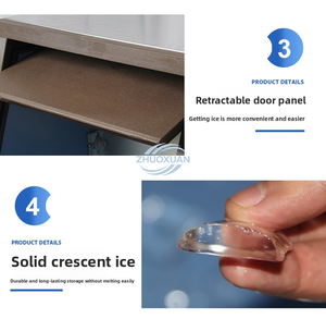 <b>Mini</b> Tabletop Portable <b>Ice</b> <b>Maker</b> Compact Small Counter <b>Ice</b> Equipment Home & Commercial Needs - Product Image 2
