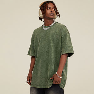 新しいホットファッショナブルなカスタムブランクメンズ<span class=keywords><strong>T</strong></span>シャツクールボーイストリートウェア綿100% メンズウォッシュ特大<span class=keywords><strong>T</strong></span>シャツ - Product Image 3