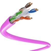Cable de Red Ethernet Gigabit CAT6 UTP de Cobre Sólido con Aislamiento de PE de Alta Densidad, 0.54x4P, 4 Pares, 8 Núcleos, Estándar YD/T1019-2013