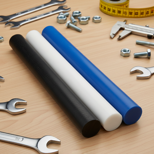 Barra de Acetal Pom-C de 50 mm, Resistente, No Inflamable, Alta Resistencia Mecánica, Rigididad, Color/Tamaño Personalizable, Corte DOTOQ - Product Image 4