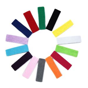 Bandeau de sport en tissu éponge avec logo personnalisé, absorbant la transpiration, en coton, pour la salle de sport, la remise en forme et l'entraînement - Product Image 2