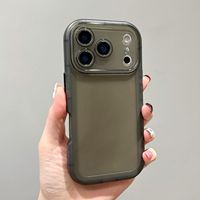 Coque Souple Transparente Couleurs Bonbon Anti-Chute à Couverture Intégrale pour iPhone 18 17 16 15 14 13 12 11 Pro Max