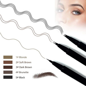 <span class=keywords><strong>Crayon</strong></span> à <span class=keywords><strong>sourcils</strong></span> liquide longue durée imperméable de haute qualité OEM 5 couleurs 1 2 <span class=keywords><strong>4</strong></span> <span class=keywords><strong>pointes</strong></span> Marque privée Minéral - Product Image 1
