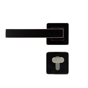 Factory Home Use <strong>Antique</strong> European Style Oil Rubber Brass ORB <strong>Black</strong> <strong>Door</strong> <strong>Handle</strong> - Product Image 1