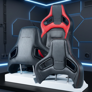 Nuevo Reposacabezas Deportivo para Asiento de Coche SSCUS Orifix de Cuero PU, Espuma Fría, Estilo Racing - Product Image 1
