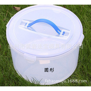 Recipientes Redondos para Almacenamiento de Alimentos con Tapa Hermética Apilables para Camping Moldeados por Inyección - Product Image 2