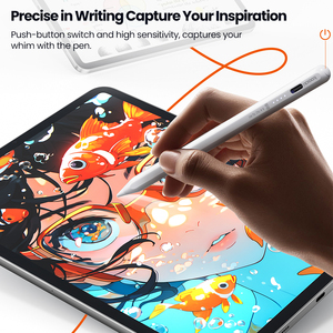 Stylet capacitif magnétique universel Toocki pour tablette avec rejet de la paume, capteur d'inclinaison, affichage lumineux pour le dessin et la prise de notes - Product Image 5