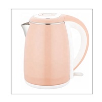Bouilloire Électrique Double Couche en Acier Inoxydable à Chauffage Rapide Automatique, Contrôle Numérique, Finition Froide au Toucher, Sans Fil, Idéale pour Hôtels - Meilleure Vente