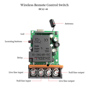 433mhz rf transmitter and receiver Universal Wireless RF <strong>Remote</strong> <strong>Control</strong> Switch DC12V 24V for Pumps <strong>Ceiling</strong> <strong>Lights</strong> Electrical - Product Image 4