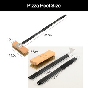 <span class=keywords><strong>Brosse</strong></span> de nettoyage <span class=keywords><strong>pour</strong></span> barbecue <span class=keywords><strong>en</strong></span> alliage d'aluminium résistante <span class=keywords><strong>à</strong></span> la chaleur, <span class=keywords><strong>à</strong></span> long manche détachable, avec fil de cuivre et raclette <span class=keywords><strong>pour</strong></span> <span class=keywords><strong>four</strong></span> <span class=keywords><strong>à</strong></span> pizza - Product Image 2