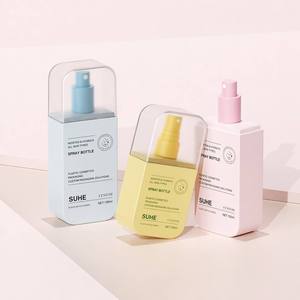 Flacone Vuoto Personalizzato in Plastica Quadrato per Cosmetici, Fondotinta Liquido, Lozione, Crema Viso con Pompa, 100ml <span class=keywords><strong>150ml</strong></span> - Product Image 4