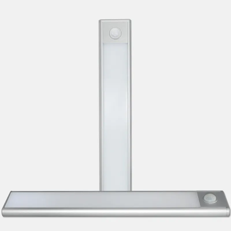 Светодиодный светильник для шкафа с датчиком движения, ночник на весь экран с пассивным ИК датчиком движения, перезаряжаемый светильник для шкафа, 12 см