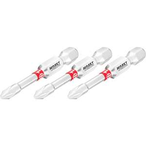 Hazet-2215NSLG-PH1/3 1/4 ''ฟิลลิป®ชุดแทรกยาว (3ชิ้น) -แทรก4000896239009 EAN สำหรับการขันบิต - Product Image 1