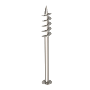 Vis de fixation solaire pour fondations hélicoïdales, poteaux et bases d'ancrage, structure en acier tubulaire pour sable - Product Image 3