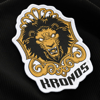 Badges en tissu tissé Dragon personnalisés de haute qualité patchs fer sur patch tissé Patch tissé pour vêtements