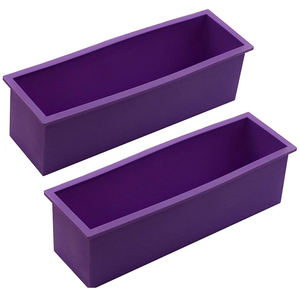 <span class=keywords><strong>Stampo</strong></span> in Silicone <span class=keywords><strong>Rettangolare</strong></span> per Sapone da 42 OZ con Scatola in Legno, Strumento Fai-da-Te per la Produzione di Sapone e Torte - Product Image 3
