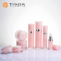 Flacon pompe de luxe recyclable en PMMA pour lotion cosmétique, vaporisateur, design personnalisé, emballage pour sérum et masque facial
