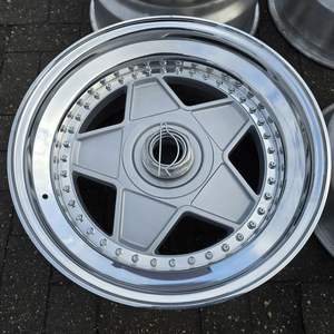 Piatto profondo 2 3 pezzi smalto labbro per <span class=keywords><strong>Ferrari</strong></span> F40 F50 288 GTO <span class=keywords><strong>Enzo</strong></span> F8 tribo ruota forgiata 16 17 18 pollici lega cerchio classico - Product Image 3