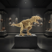 Puzzle 3D de dinosaure en carton DIY, jouet éducatif pour enfants de 5 à 7 ans