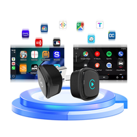 Adaptateur CarPlay sans fil 2-en-1 avec connexion USB, convertit le CarPlay filaire en sans fil pour les voitures équipées d'un CarPlay filaire d'origine