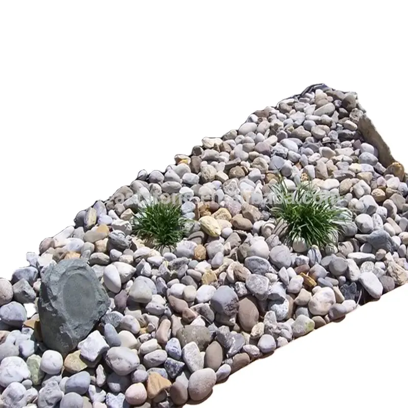 landscape blue unpolished river pebble stone rock prices