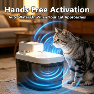 <span class=keywords><strong>Fontaine</strong></span> <span class=keywords><strong>à</strong></span> <span class=keywords><strong>eau</strong></span> intelligente sans fil pour animaux de compagnie et petits animaux, portable, ultra silencieuse, <span class=keywords><strong>à</strong></span> détection automatique, en plastique ABS, 2 <span class=keywords><strong>litres</strong></span> - Product Image 5