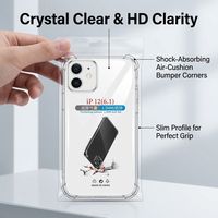Coque de téléphone portable transparente souple en TPU antichoc, design professionnel, pour 7/8/X/11