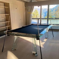 Table de billard professionnelle en ardoise de 7, 8 ou 9 pieds avec système de retour de billes – Prix usine