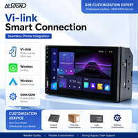 Lecteur MP5 pour voiture 7 pouces, Linux, CarPlay sans fil, Android Auto, Mirror Link, BT, DSP, USB, FM, autoradio 2 Din