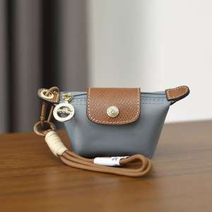 Longxiang 나일론 패션 방수 지퍼 폐쇄 소프트 핸들 숙녀 미니 만두 가방 끈 창조적 인 색상 매칭 스토리지 - Product Image 4