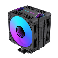 Ventilateur de processeur Lovingcool, refroidisseur à 6 caloducs, tour de refroidissement par air pour PC de jeu, dissipateur thermique puissant personnalisé pour processeur Intel et AMD