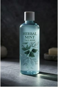 Natural Herbal Facial Cleanser <b>Vitamin</b> <b>C</b> Brightening Face Wash Custom Logo Cosmetic Bottle Plant Based Skin Cleanser - Product Image 2