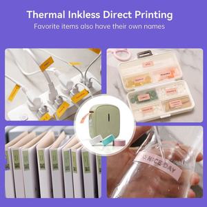 <span class=keywords><strong>HPRT</strong></span> Q2 Mini Imprimante d'étiquettes thermiques <span class=keywords><strong>portable</strong></span> sans encre avec découpeuse – Prise en charge du dropshipping en gros - Product Image 5